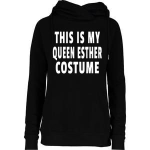 This Is My Queen Esther Costume Purim Jewish Festival Jew Womens Funnel Neck Pullover Hood