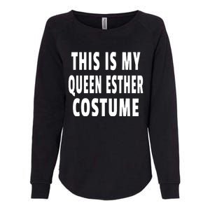 This Is My Queen Esther Costume Purim Jewish Festival Jew Womens California Wash Sweatshirt