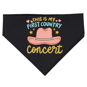 This Is My First Country Concert USA-Made Doggie Bandana