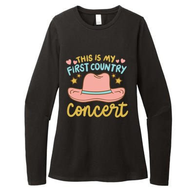 This Is My First Country Concert Womens CVC Long Sleeve Shirt