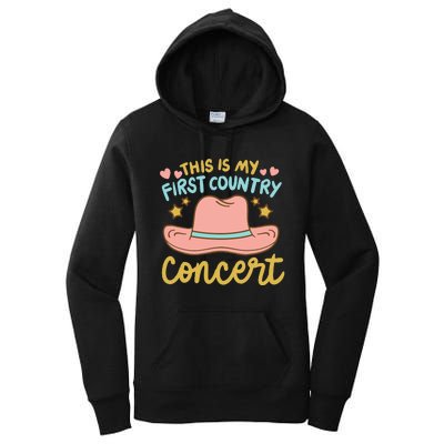 This Is My First Country Concert Women's Pullover Hoodie