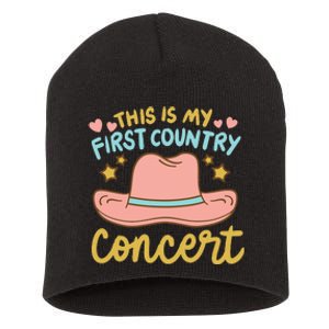 This Is My First Country Concert Short Acrylic Beanie