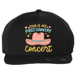 This Is My First Country Concert Wool Snapback Cap