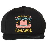 This Is My First Country Concert Wool Snapback Cap