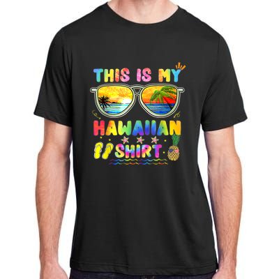 This Is My Hawaiian Luau Aloha Hawaii Beach Pineapple Adult ChromaSoft Performance T-Shirt