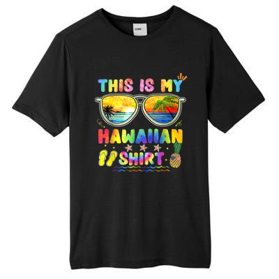 This Is My Hawaiian Luau Aloha Hawaii Beach Pineapple Tall Fusion ChromaSoft Performance T-Shirt