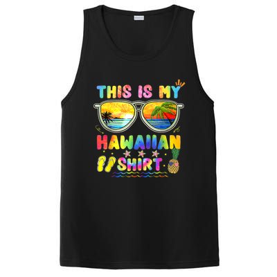 This Is My Hawaiian Luau Aloha Hawaii Beach Pineapple PosiCharge Competitor Tank