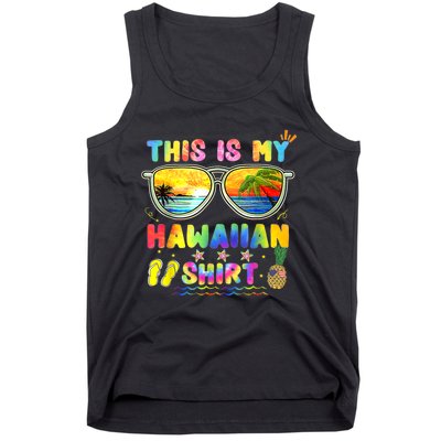 This Is My Hawaiian Luau Aloha Hawaii Beach Pineapple Tank Top