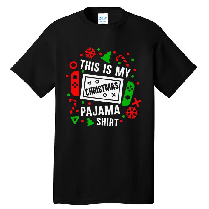 This Is My Christmas Pajama Video Game Gamer Tall T-Shirt