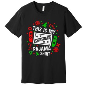 This Is My Christmas Pajama Video Game Gamer Premium T-Shirt