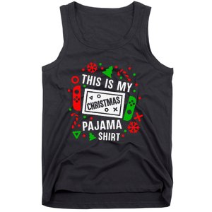 This Is My Christmas Pajama Video Game Gamer Tank Top