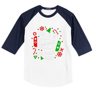 This Is My Christmas Pajama Video Game Gamer Baseball Sleeve Shirt