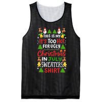 This Is My Its Too Hot For Ugly Christmas Sweaters Mesh Reversible Basketball Jersey Tank