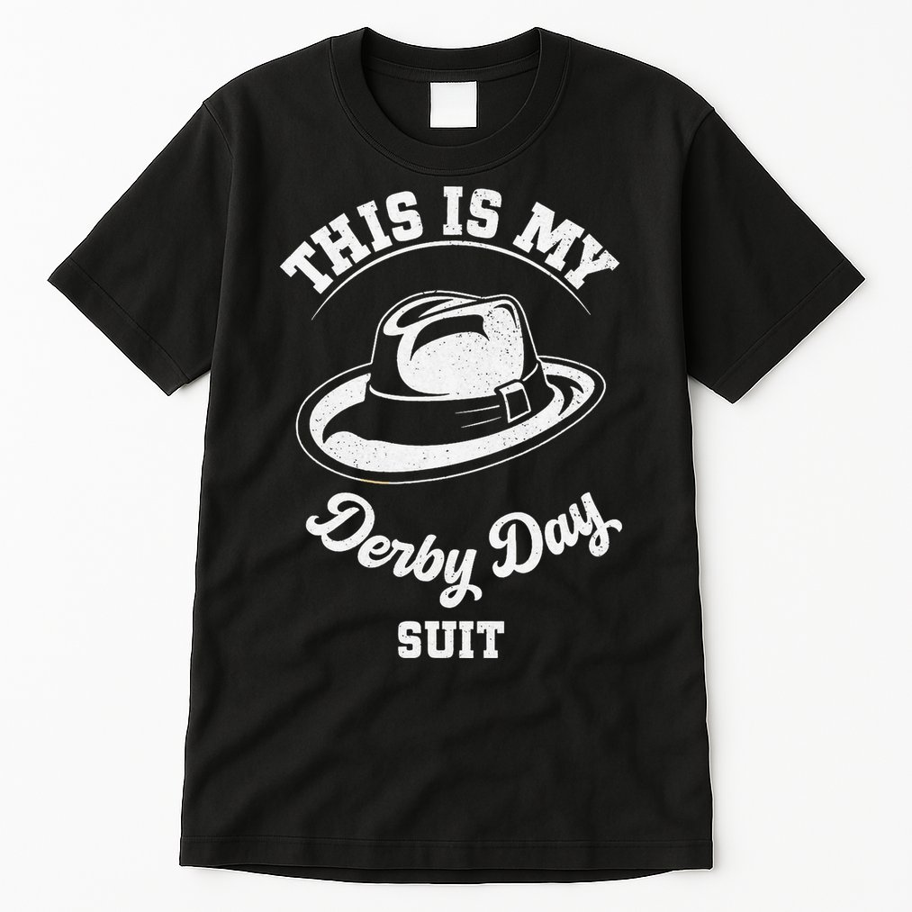 This Is My Derby Day Suit Funny Horse Racing Derby Day Tall T-Shirt