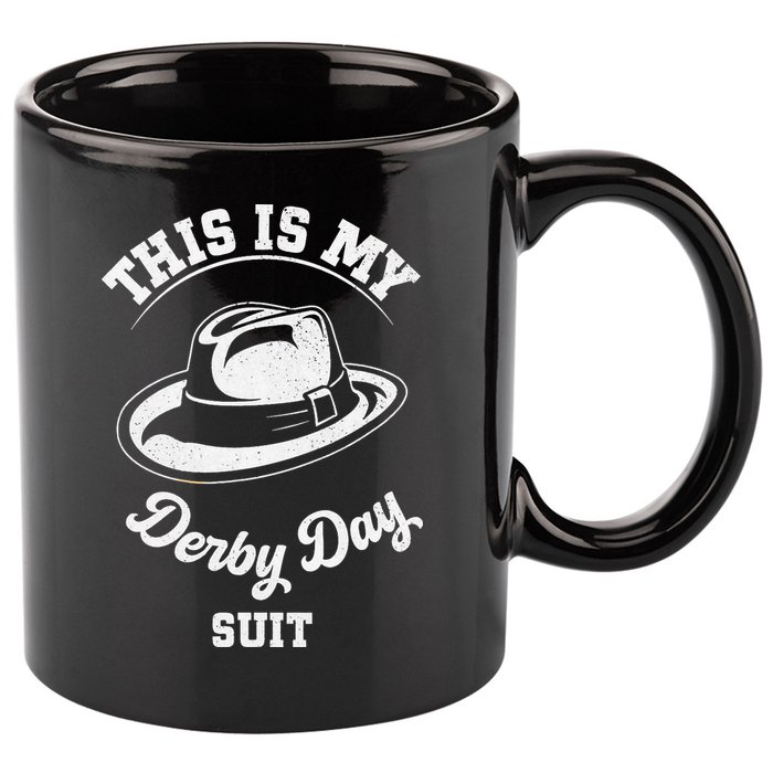 This Is My Derby Day Suit Funny Horse Racing Derby Day 11oz C Handle Ceramic Mug
