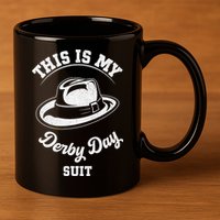 This Is My Derby Day Suit Funny Horse Racing Derby Day 11oz C Handle Ceramic Mug