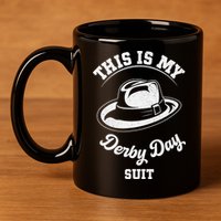 This Is My Derby Day Suit Funny Horse Racing Derby Day 11oz C Handle Ceramic Mug