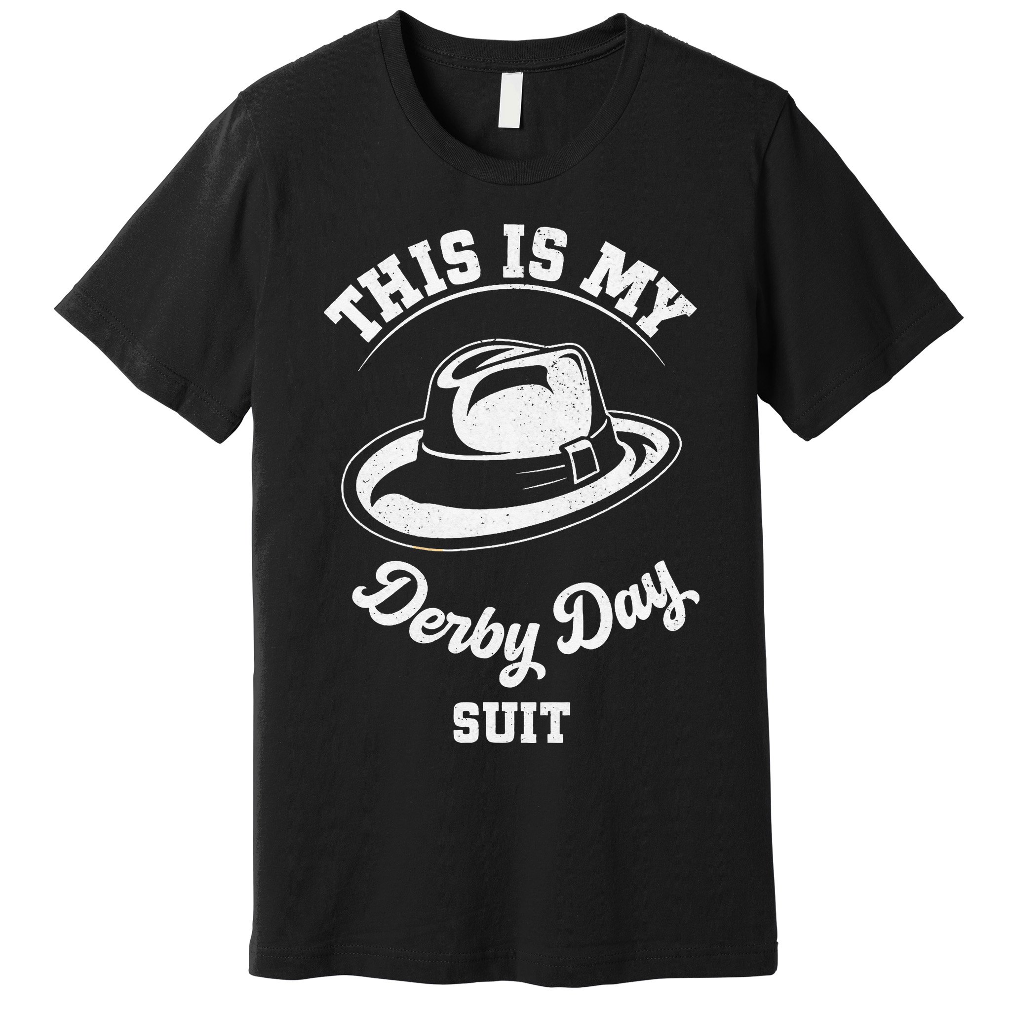 This Is My Derby Day Suit Funny Horse Racing Derby Day Premium T-Shirt