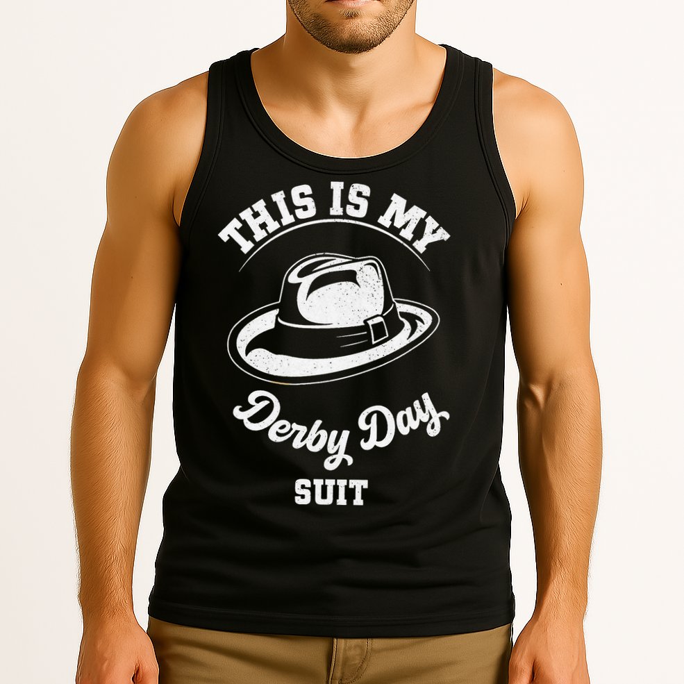 This Is My Derby Day Suit Funny Horse Racing Derby Day Tank Top