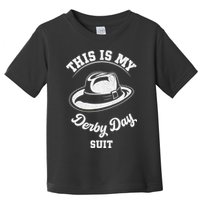 This Is My Derby Day Suit Funny Horse Racing Derby Day Toddler T-Shirt