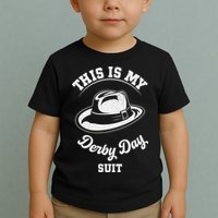 This Is My Derby Day Suit Funny Horse Racing Derby Day Toddler T-Shirt