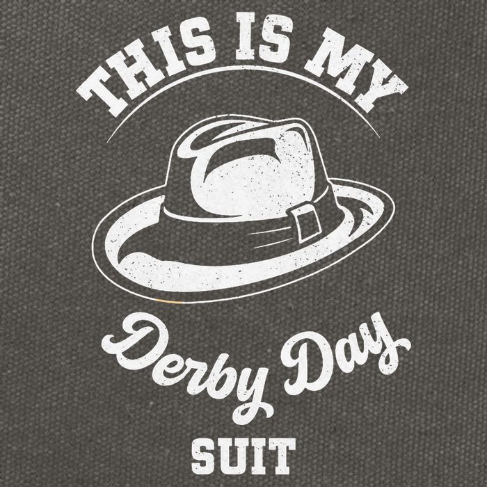 This Is My Derby Day Suit Funny Horse Racing Derby Day Cotton Canvas Backpack