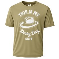 This Is My Derby Day Suit Funny Horse Racing Derby Day Cooling Performance Crew T-Shirt