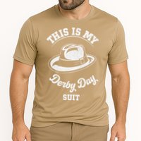 This Is My Derby Day Suit Funny Horse Racing Derby Day Cooling Performance Crew T-Shirt