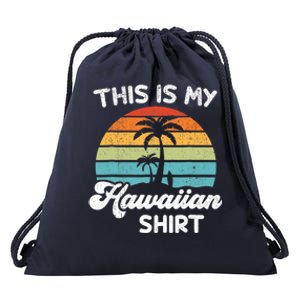 This is My Hawaiian Aloha Hawaii fors Wo Boy Drawstring Bag