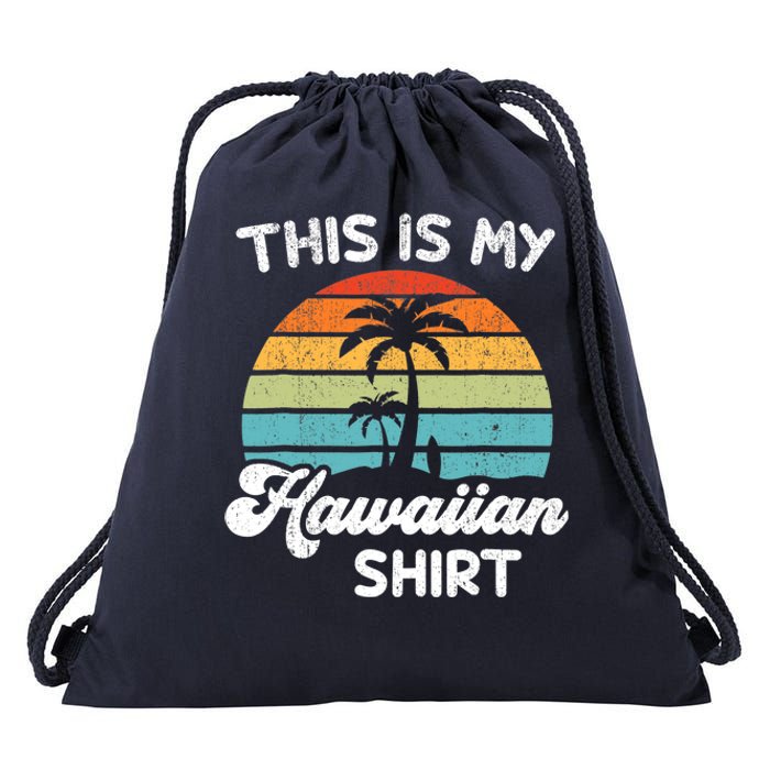 This is My Hawaiian Aloha Hawaii fors Wo Boy Drawstring Bag