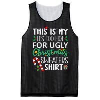 This Is My It'S Too Hot For Ugly Christmas Sweaters Funny   Mesh Reversible Basketball Jersey Tank