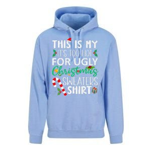 This Is My It'S Too Hot For Ugly Christmas Sweaters Funny   Unisex Surf Hoodie