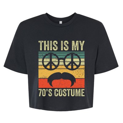 This Is My 70s Vintage 70s Party 1970s Bella+Canvas Jersey Crop Tee