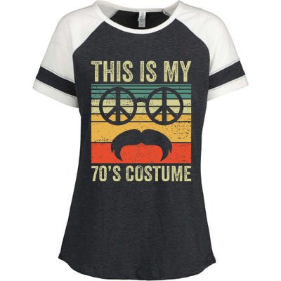 This Is My 70s Vintage 70s Party 1970s Enza Ladies Jersey Colorblock Tee