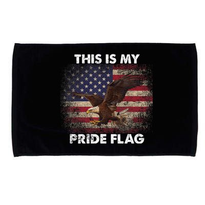 This Is My Pride Flag Usa American 4th Of July 2024 Microfiber Hand Towel