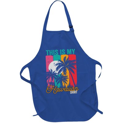 This Is My Hawaiian Gift Retro Vintage Palms Aloha Hawaii Gift Apron