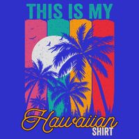 This Is My Hawaiian Gift Retro Vintage Palms Aloha Hawaii Gift Sweatshirt