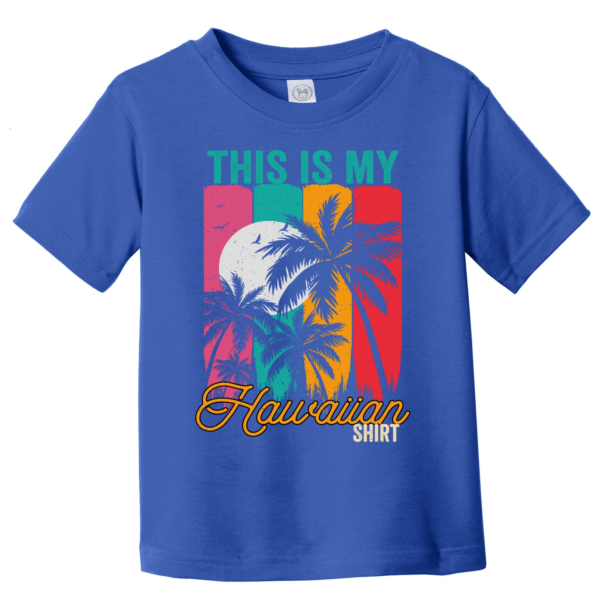 This Is My Hawaiian Gift Retro Vintage Palms Aloha Hawaii Gift Toddler T-Shirt