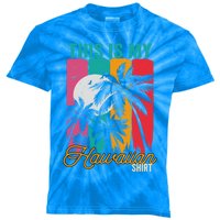 This Is My Hawaiian Gift Retro Vintage Palms Aloha Hawaii Gift Kids Tie-Dye T-Shirt