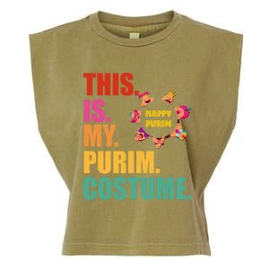 This Is My Purim Costume Funny Jewish Hataschen Gift Garment-Dyed Women's Muscle Tee