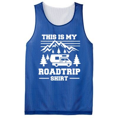 This Is My Road Trip Gift Rv Camper Travel Family Vacation Gift Mesh Reversible Basketball Jersey Tank