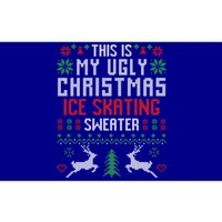 This Is My Ugly Christmas Ice Skating Sweater Ice Skater Gift Bumper Sticker