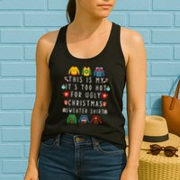 This Is My It's Too Hot For Ugly Christmas Sweaters Funny Womens Tank Top