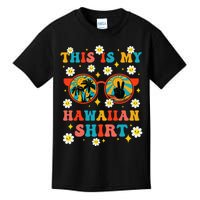 This Is My Hawaiian Groovy Tropical Party Hawaii Funny Kids T-Shirt