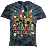 This Is My Hawaiian Groovy Tropical Party Hawaii Funny Kids Tie-Dye T-Shirt