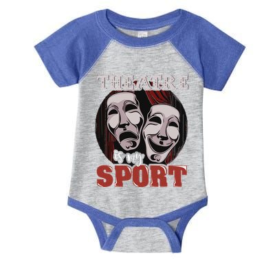 Theatre Is My Sport Musical Actor Gift Infant Baby Jersey Bodysuit