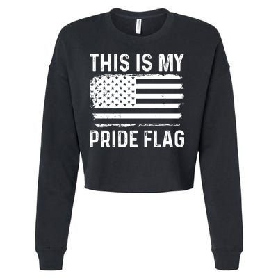 This Is My Pride Flag Cropped Pullover Crew
