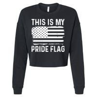 This Is My Pride Flag Cropped Pullover Crew