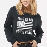 This Is My Pride Flag Cropped Pullover Crew