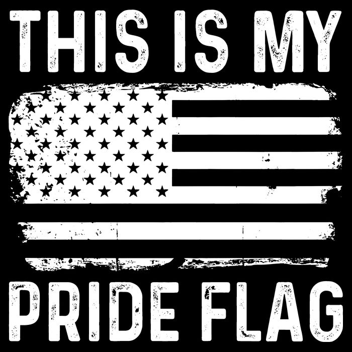 This Is My Pride Flag Cropped Pullover Crew